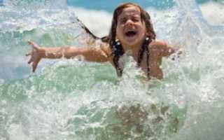 Ограничение купания детей и взрослых при ожогах